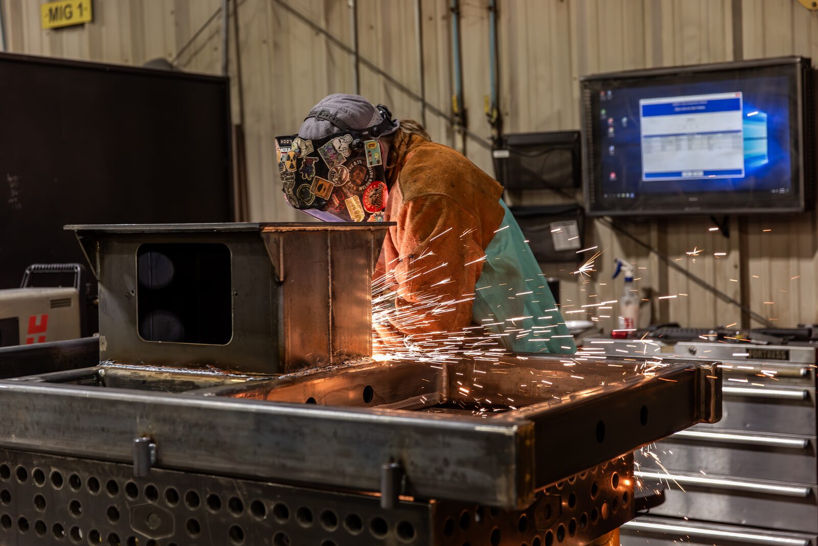 Mid-sized MIG weldment