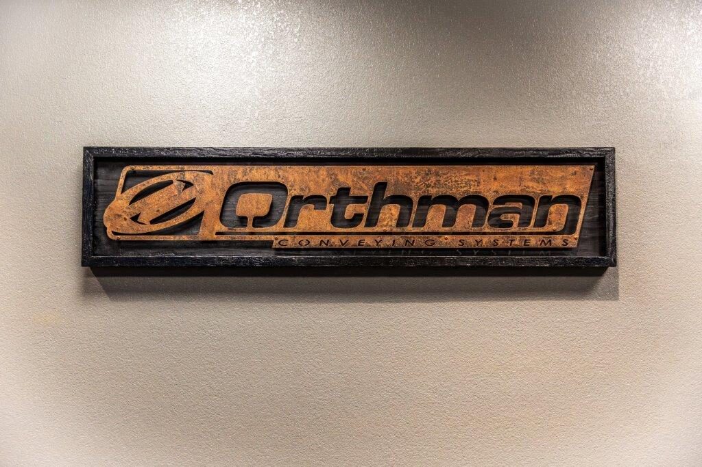 Orthman Conveying Systems facility sign