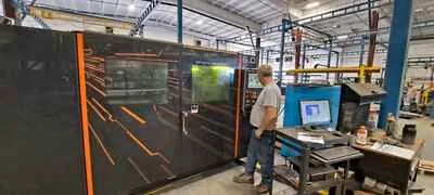 Laser cutting at Orthman