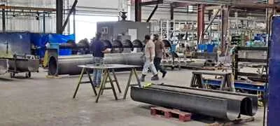 Welding and fabrication floor