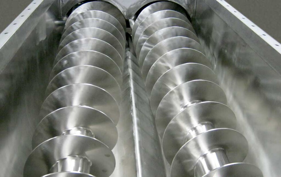 Orthman screw conveyor drive and trough assembly